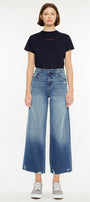 Shelly High Rise Cropped Wide Leg Jeans - Official Kancan USA