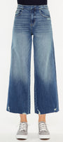 Shelly High Rise Cropped Wide Leg Jeans - Official Kancan USA