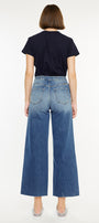 Shelly High Rise Cropped Wide Leg Jeans - Official Kancan USA