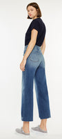 Shelly High Rise Cropped Wide Leg Jeans - Official Kancan USA
