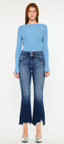 Celina High Rise Cropped Flare Jeans - Official Kancan USA