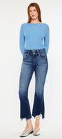 Celina High Rise Cropped Flare Jeans - Official Kancan USA
