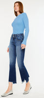 Celina High Rise Cropped Flare Jeans - Official Kancan USA