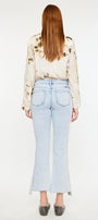 Elsie Mid Rise Cropped Flare Jeans - Official Kancan USA