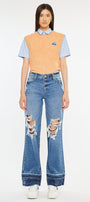 Linda High Rise Wide Leg Jeans - Official Kancan USA
