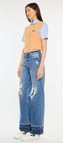 Linda High Rise Wide Leg Jeans - Official Kancan USA