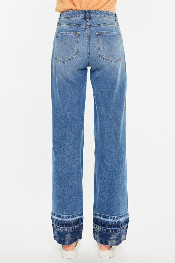 Linda High Rise Wide Leg Jeans - Official Kancan USA