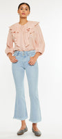 Yasmine High Rise Cropped Flare - Official Kancan USA