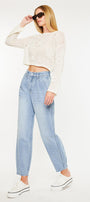 Rea Ultra High Rise Wide Tapered Fit Jeans - Official Kancan USA