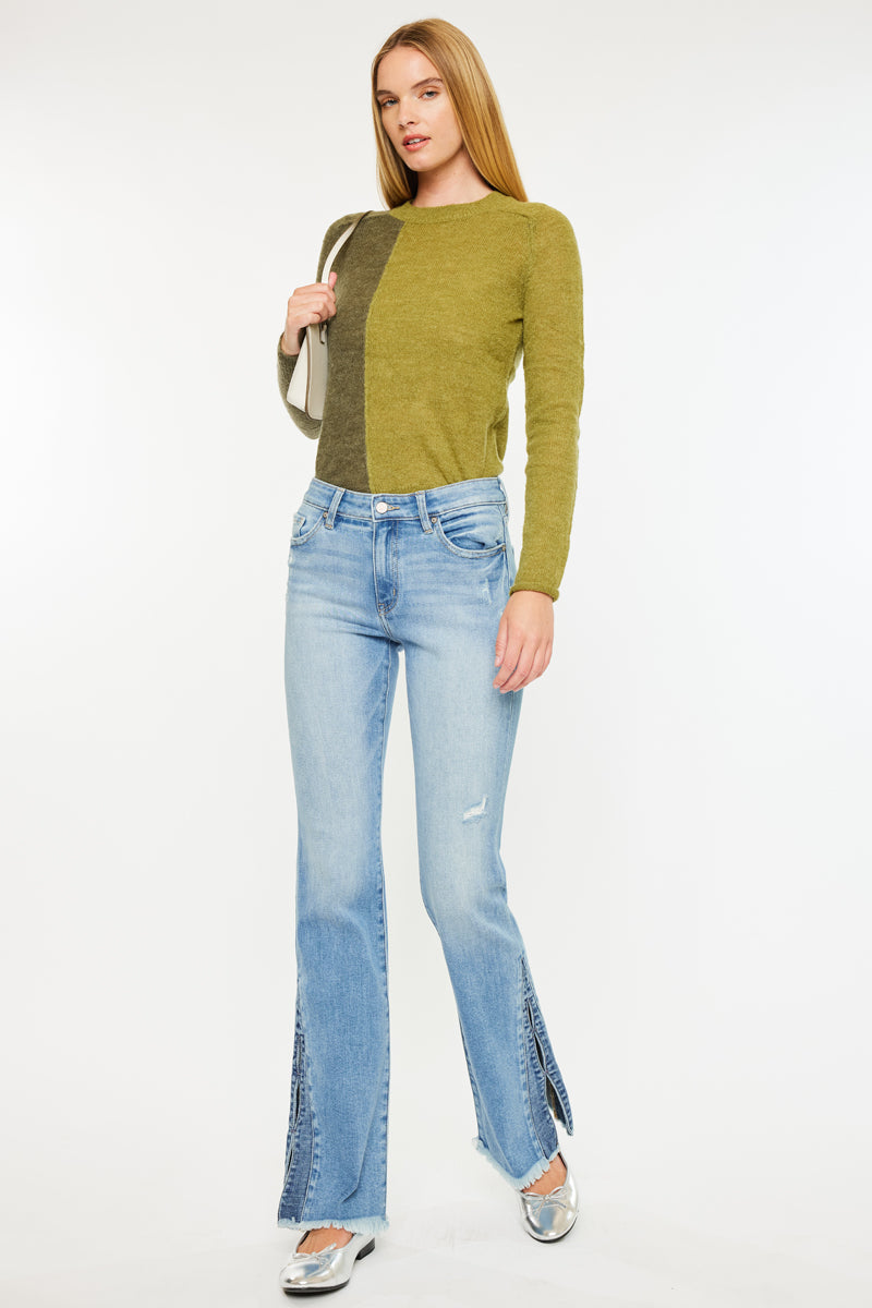 Lizzie Mid Rise Bootcut Jeans - Official Kancan USA