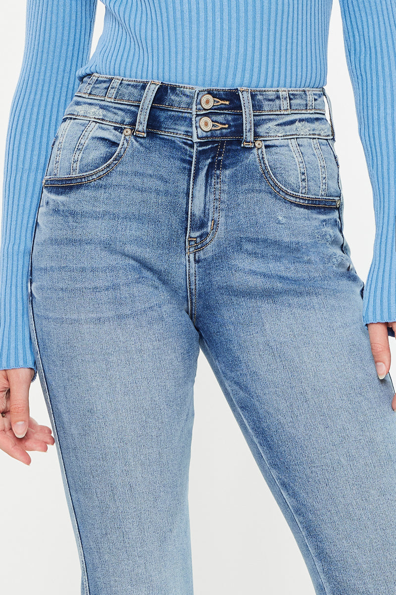 Trina High Rise Flare Jeans - Official Kancan USA