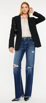 Izzie High Rise 90's Flare Jeans - Official Kancan USA