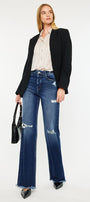 Izzie High Rise 90's Flare Jeans - Official Kancan USA