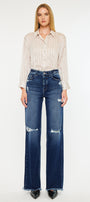Izzie High Rise 90's Flare Jeans - Official Kancan USA