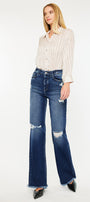 Izzie High Rise 90's Flare Jeans - Official Kancan USA