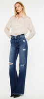 Izzie High Rise 90's Flare Jeans - Official Kancan USA