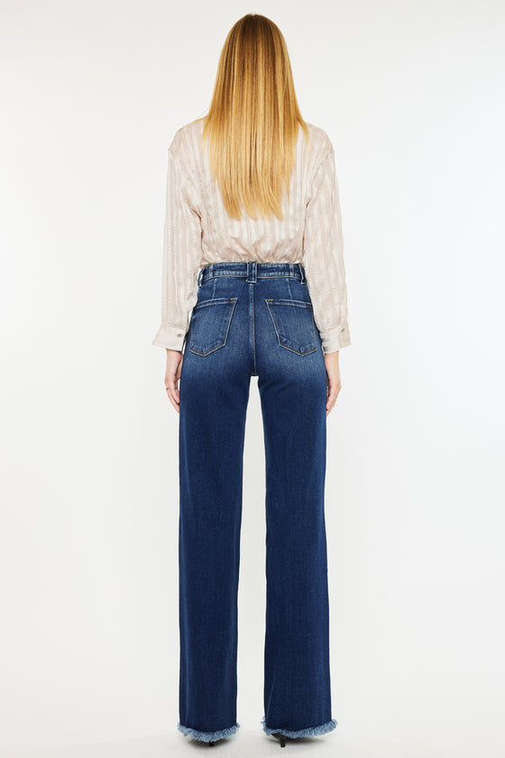 Izzie High Rise 90's Flare Jeans - Official Kancan USA