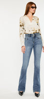 Raven High Rise Skinny Bootcut Jeans - Official Kancan USA