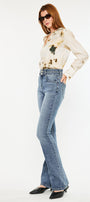 Raven High Rise Skinny Bootcut Jeans - Official Kancan USA
