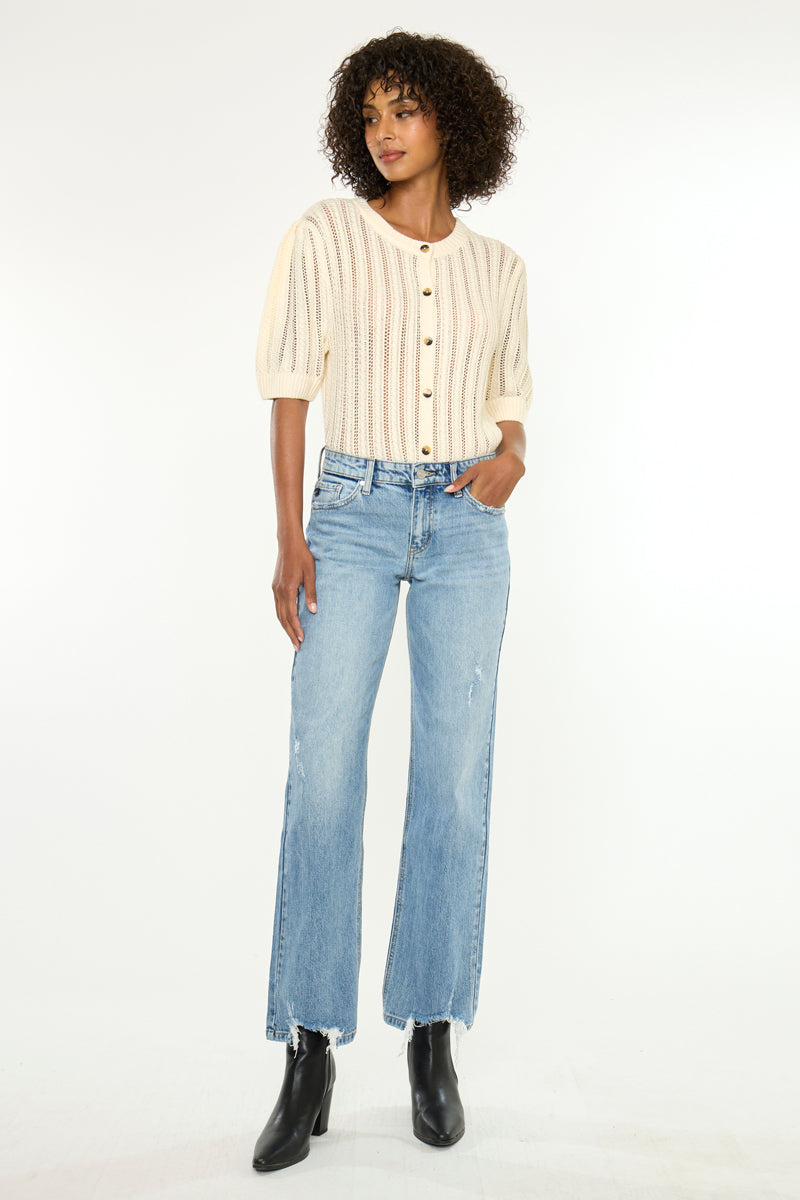 Thalia Mid Rise True Straight - Official Kancan USA