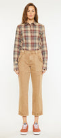Ronnie High Rise Slim Straight Leg Cargo Jeans - Official Kancan USA