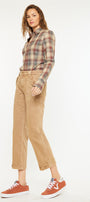 Ronnie High Rise Slim Straight Leg Cargo Jeans - Official Kancan USA