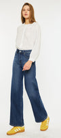 Samara High Rise Wide Leg Jeans - Official Kancan USA