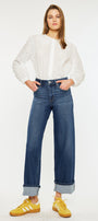 Samara High Rise Wide Leg Jeans - Official Kancan USA