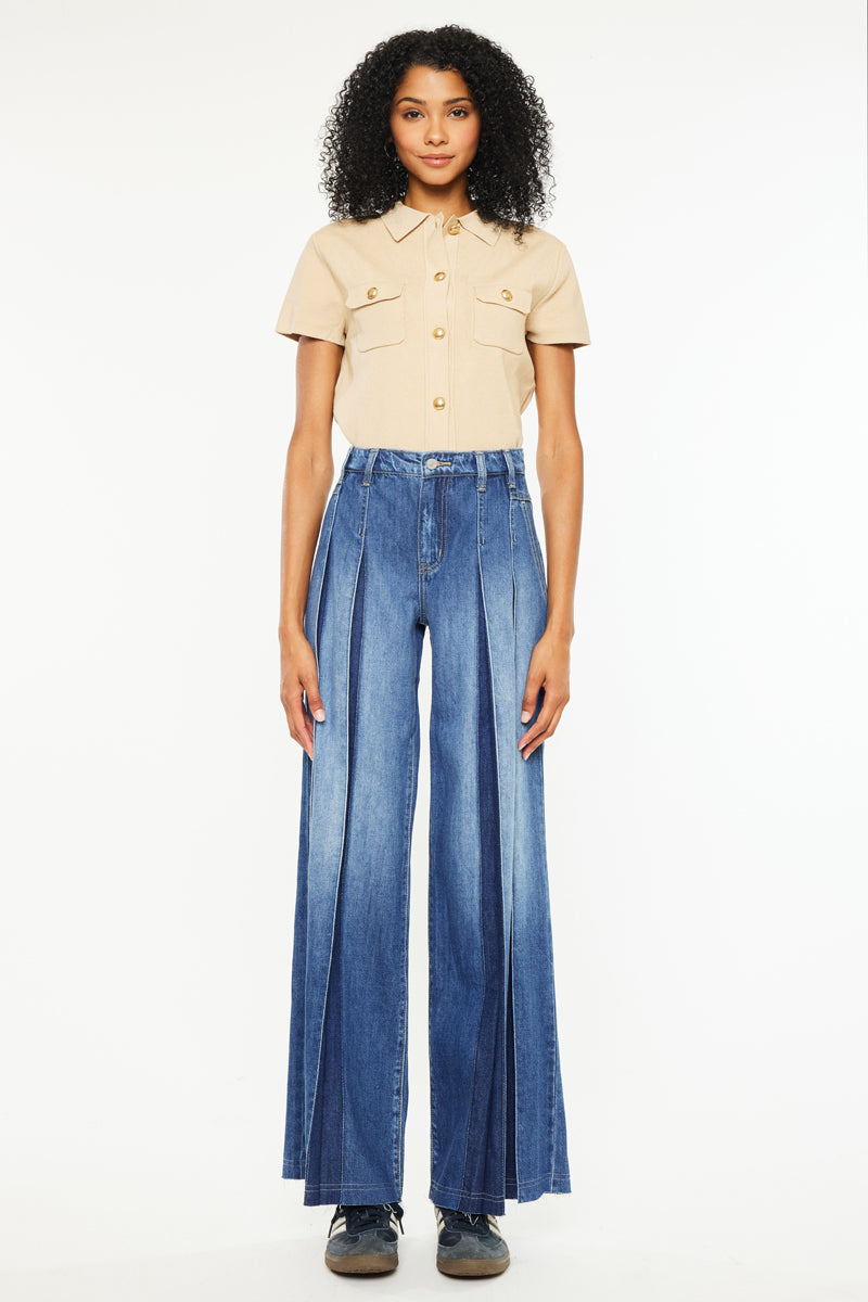 Josie High Rise Wide Leg Jeans - Official Kancan USA