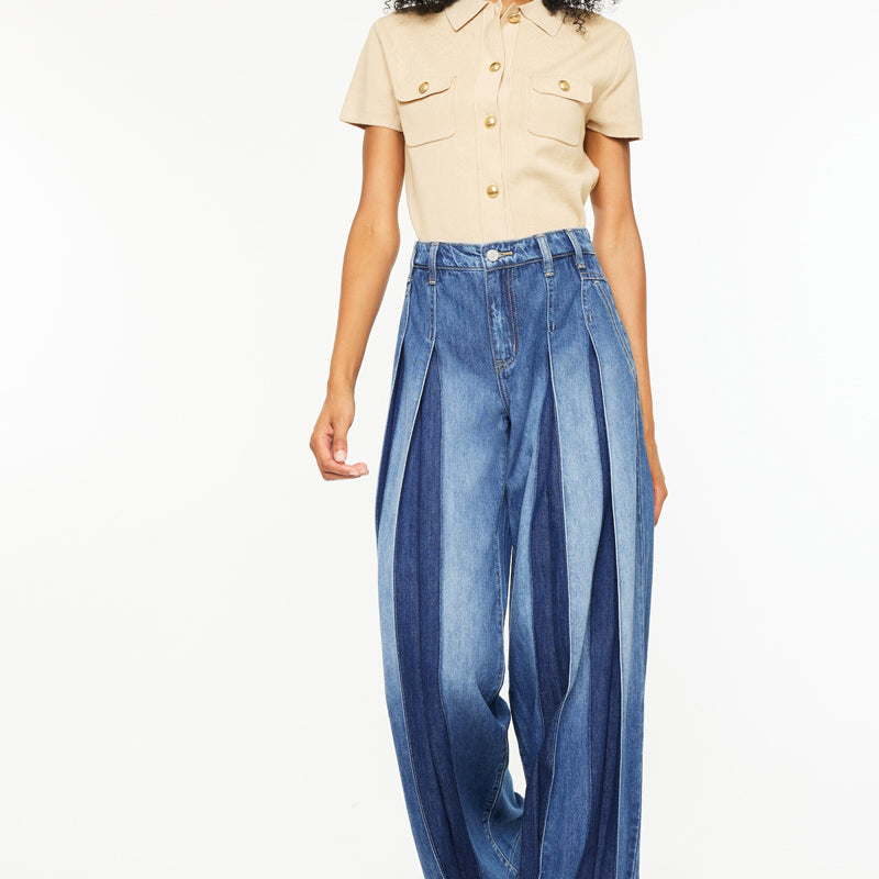 Josie High Rise Wide Leg Jeans - Official Kancan USA