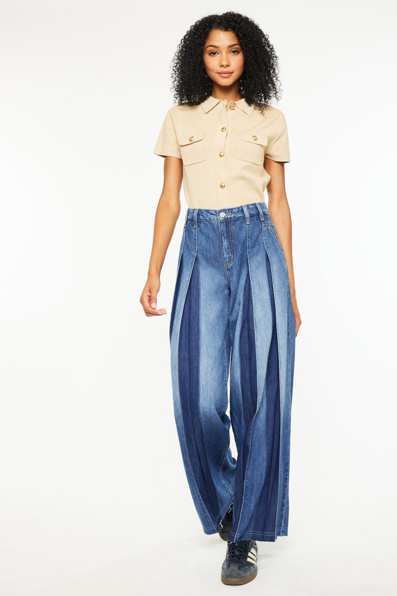 Josie High Rise Wide Leg Jeans - Official Kancan USA