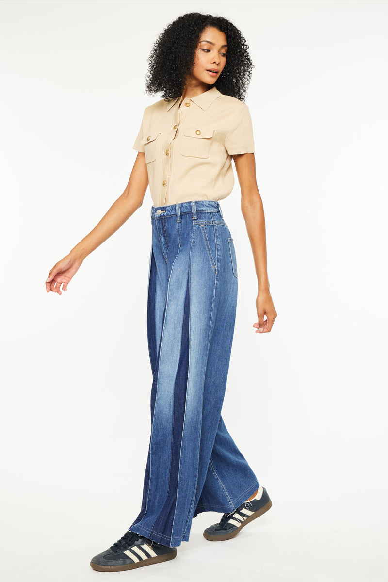 Josie High Rise Wide Leg Jeans - Official Kancan USA