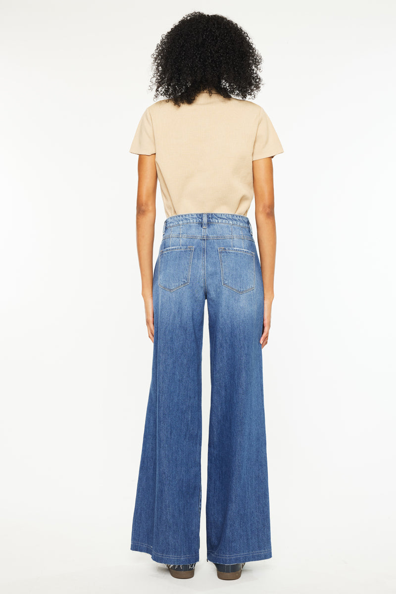 Josie High Rise Wide Leg Jeans - Official Kancan USA