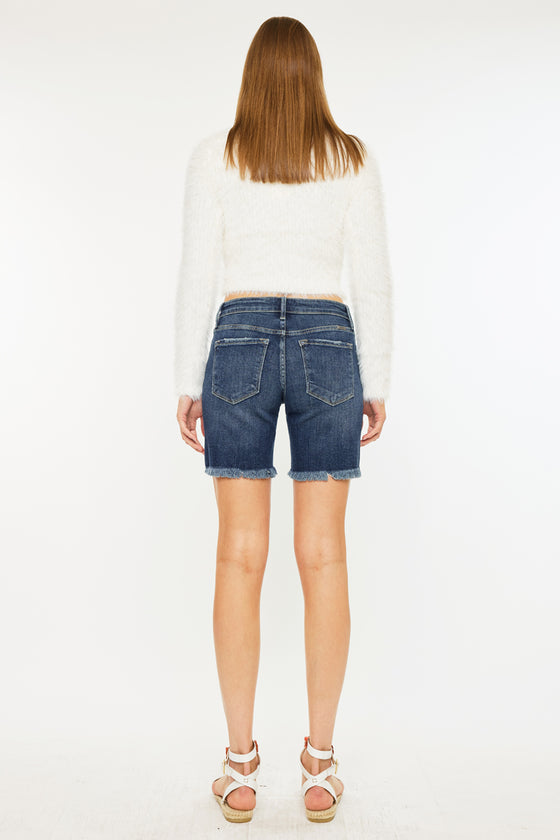 Chelsea Mid Rise Midi Shorts - Official Kancan USA