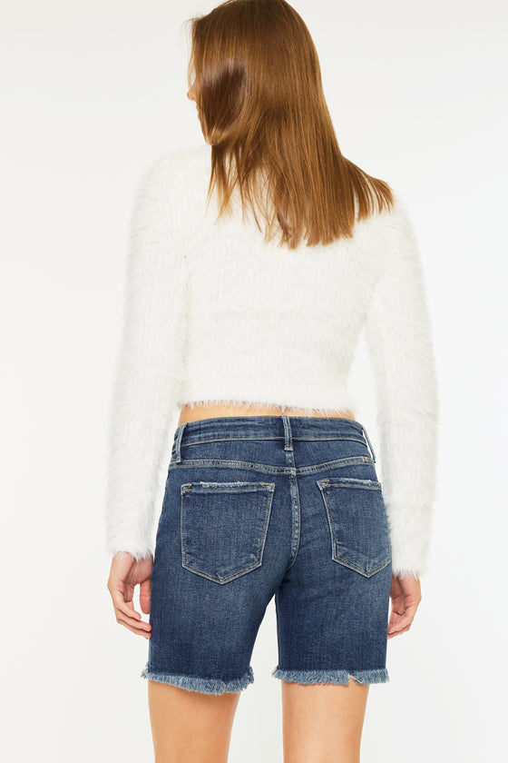 Chelsea Mid Rise Midi Shorts - Official Kancan USA