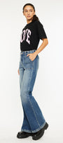 Melody High Rise Wide Flare Jeans - Official Kancan USA