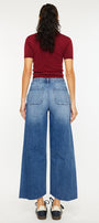 Aliana High Rise Crop Wide Leg Jeans - Official Kancan USA