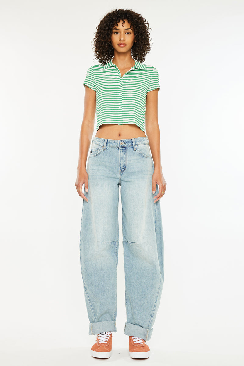 Karin Low Slung Horseshoe Jeans - Official Kancan USA