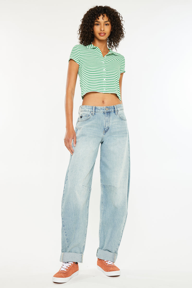 Karin Low Slung Horseshoe Jeans - Official Kancan USA