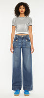 Luka High Rise Wide Leg Jeans - Official Kancan USA
