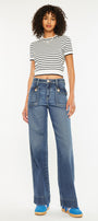 Luka High Rise Wide Leg Jeans - Official Kancan USA