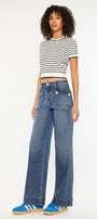 Luka High Rise Wide Leg Jeans - Official Kancan USA