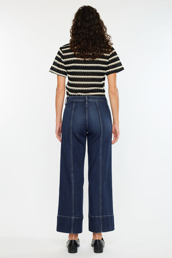 Ashley High Rise Wide Leg Jeans - Official Kancan USA