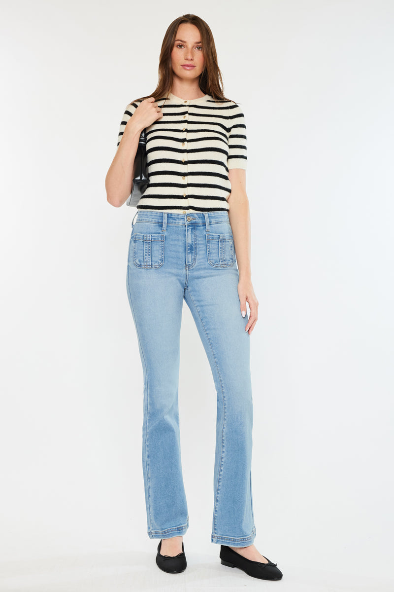 Lux High Rise Bootcut Jeans - Official Kancan USA