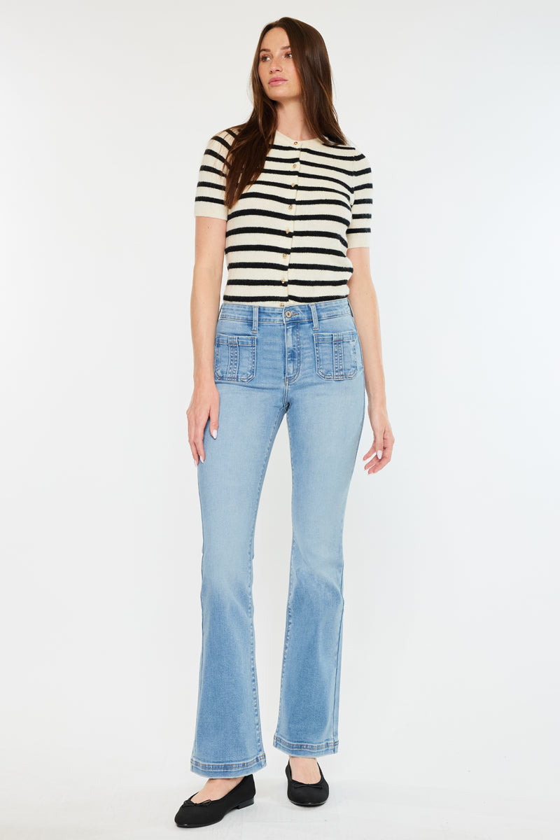 Lux High Rise Bootcut Jeans - Official Kancan USA