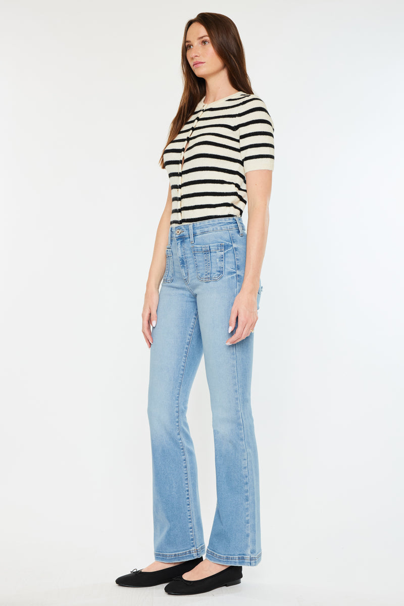 Lux High Rise Bootcut Jeans - Official Kancan USA