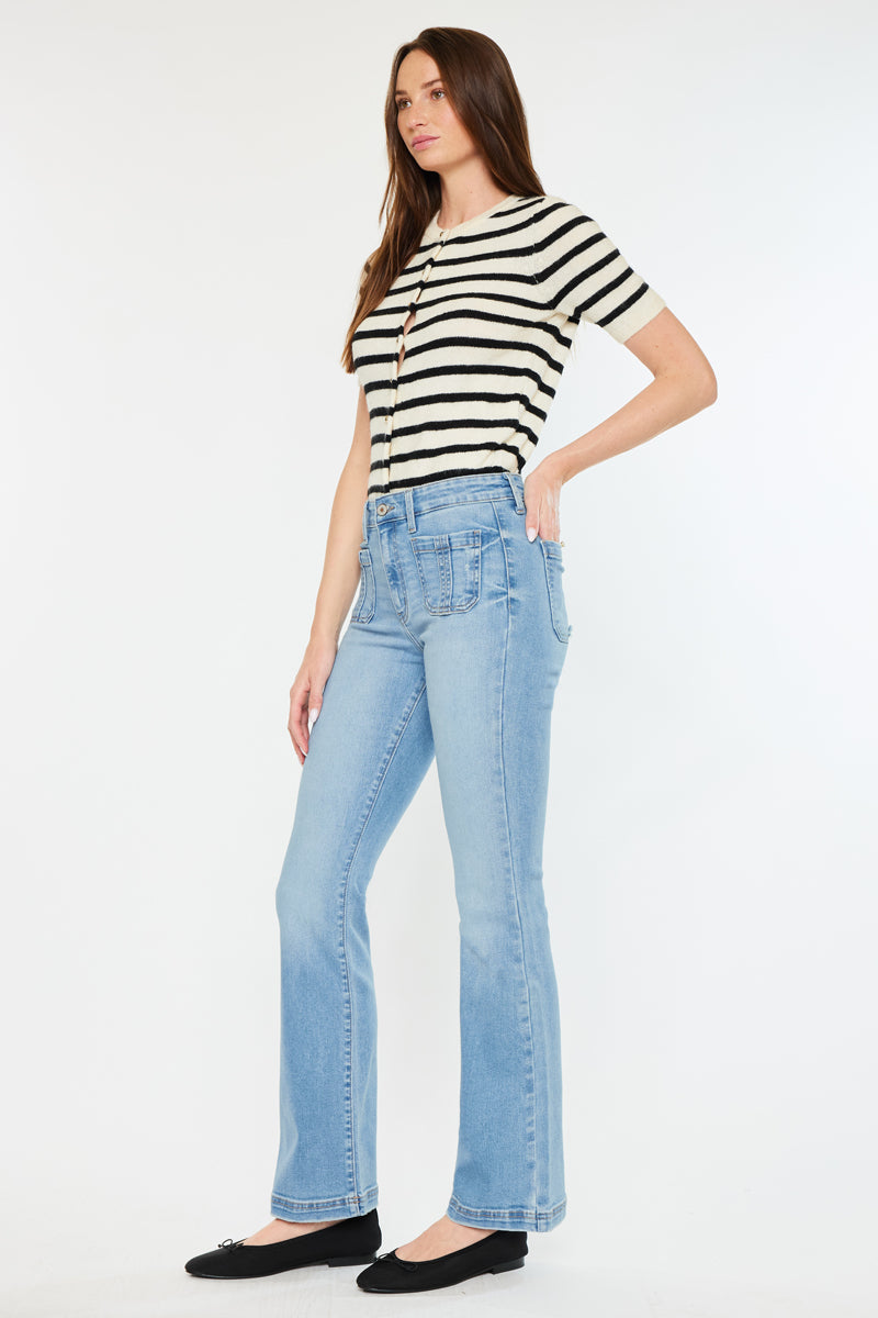 Lux High Rise Bootcut Jeans - Official Kancan USA