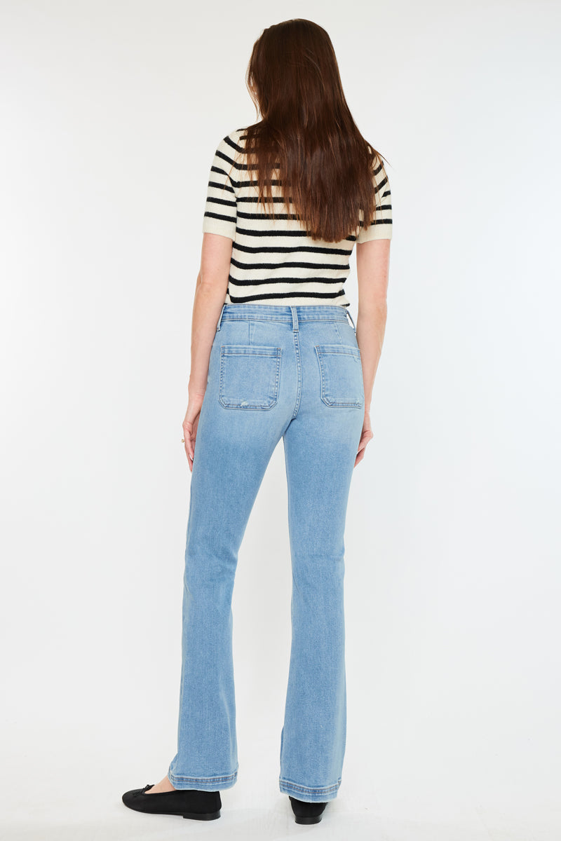 Lux High Rise Bootcut Jeans - Official Kancan USA