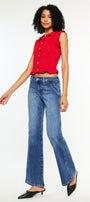 Ita Mid Rise Wide Flare Jeans (Petite) - Official Kancan USA