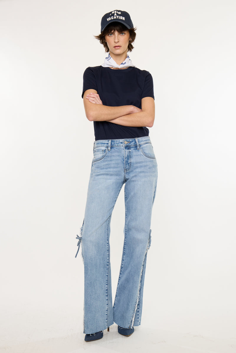 Verna Mid Rise Wide Flare - Official Kancan USA